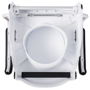 Adjustable Raised Toilet Seat with Armrests - Image 2