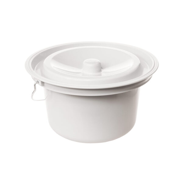 Rebotec Bucket – Shower Commode Chair Pail, Grey