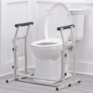 Toilet Surround Support Rails, with Basket - Image 3