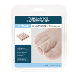 DJMed Toe Tubes – Tubular Toe Protector (Set of 5) - Image 3